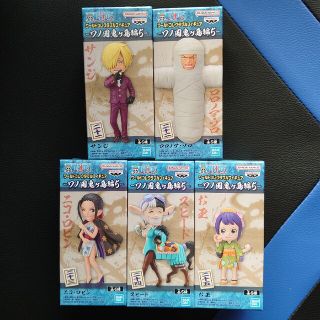 ワンピース(ONE PIECE)の【バラ売り不可】　ワンピース　ワールドコレクタブルフィギュア　ワノ国鬼ヶ島編(アニメ/ゲーム)