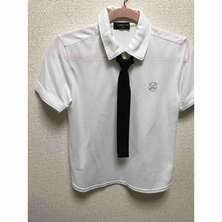コムサイズム(COMME CA ISM)のコムサ子供服フォーマルシャツ、黒ネクタイ(ドレス/フォーマル)