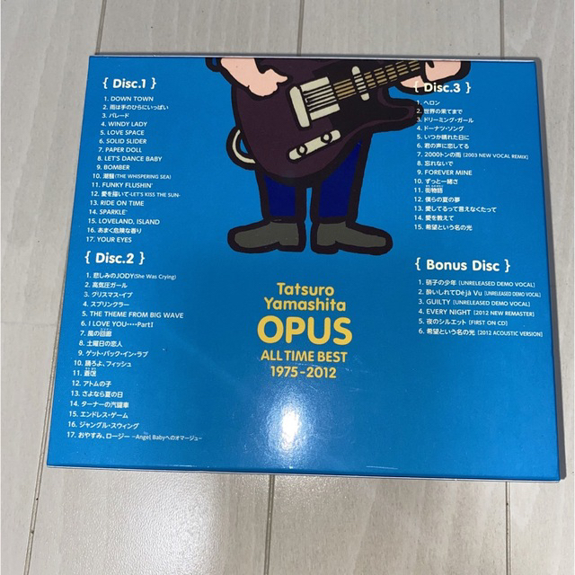 山下達郎　初回限定盤OPUS オーパス オールタイム・ベスト 1975-2012 エンタメ/ホビーのCD(ポップス/ロック(邦楽))の商品写真