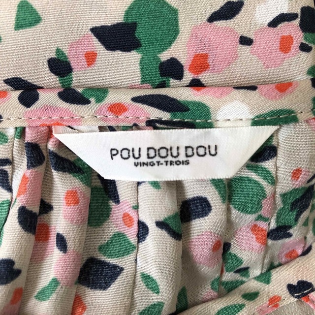 POU DOU DOU(プードゥドゥ)の♦︎プードゥドゥ  花柄ワンピース♦︎ 美品 レディースのワンピース(ひざ丈ワンピース)の商品写真