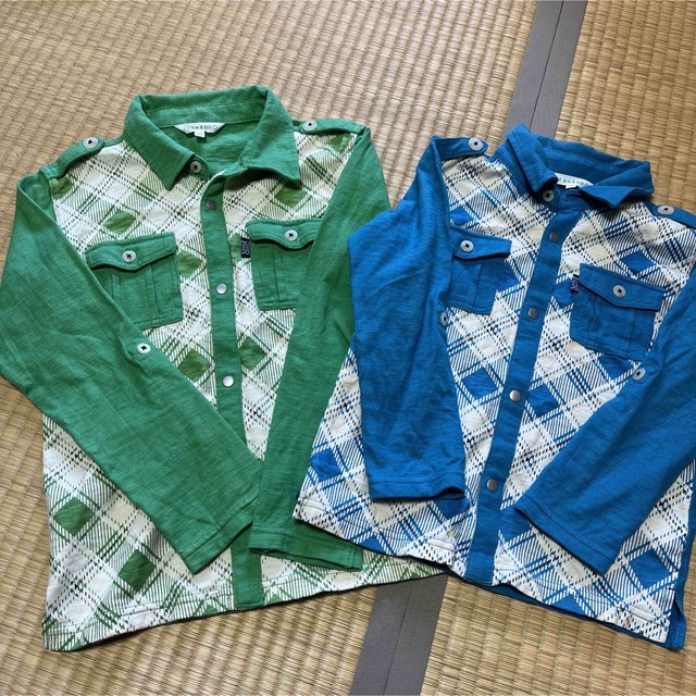 3can4on(サンカンシオン)の3can4on  カットソー　130 110 兄弟 キッズ/ベビー/マタニティのキッズ服男の子用(90cm~)(Tシャツ/カットソー)の商品写真