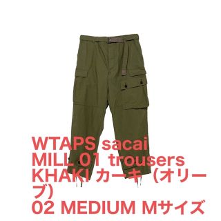 W)taps - WTAPS sacai Mill Trouser 01 Pants Khakiの通販 by ひーさん ...