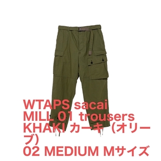 ダブルタップス(W)taps)のWTAPS sacai Mill Trouser 01 Pants Khaki(ワークパンツ/カーゴパンツ)