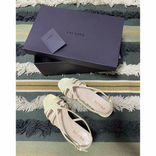 プラダ(PRADA)のPRADA ウェッジソールサンダル(サンダル)