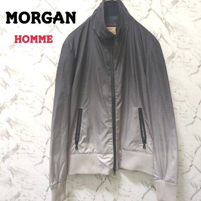 MORGAN HOMME - MORGAN HOMME ブルゾン グラデーションカラーの通販 by