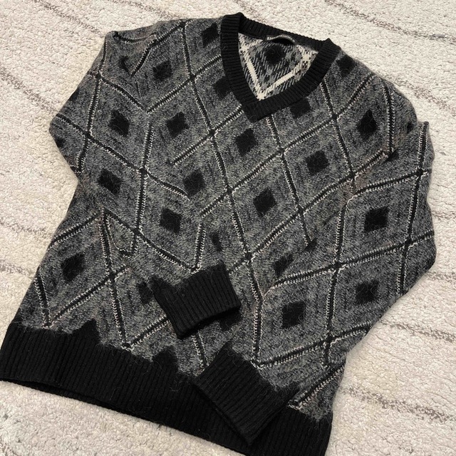 5351pour les hommes モヘヤ混 ウール混 ニット セーター