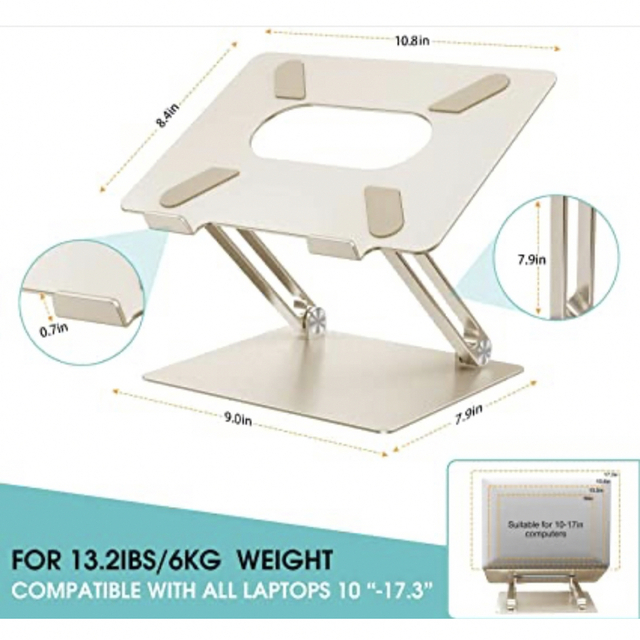 Youbester ノートパソコンスタンド 調節可能 【新品、未使用】 大流行