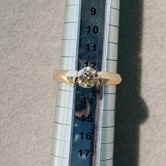 0.7ctブラウンダイヤモンドリング レディースのアクセサリー(リング(指輪))の商品写真