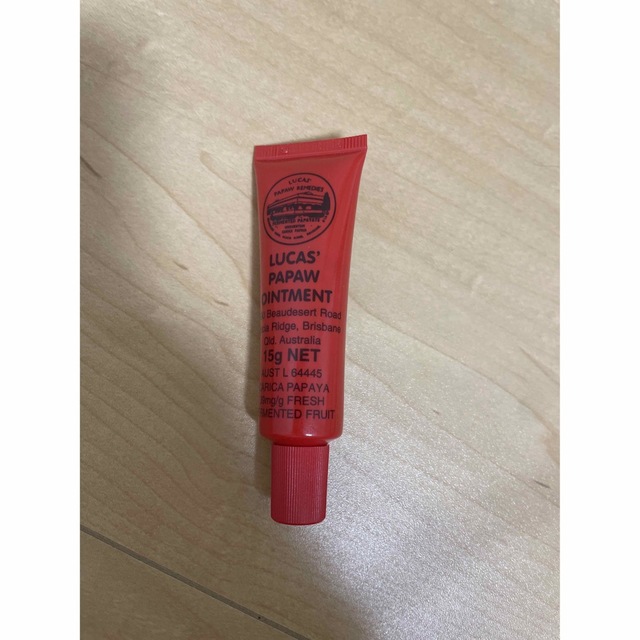 ルーカスポーポークリーム 15g コスメ/美容のスキンケア/基礎化粧品(リップケア/リップクリーム)の商品写真