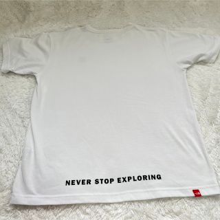 ザノースフェイス(THE NORTH FACE)のノースフェイス　 スモールボックス ロゴTシャツ  L 半袖　ホワイト　古着(Tシャツ/カットソー(半袖/袖なし))