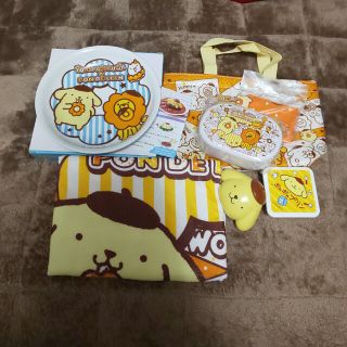 ポムポムプリン(ポムポムプリン)のポムポムプリン ミスド ハッピーセット 弁当箱 皿 まとめ(食器)