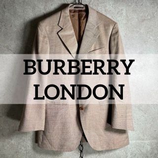 バーバリー(BURBERRY)の日本製 バーバリーロンドン シルクテーラードジャケット 汚れあり 三陽商会(テーラードジャケット)