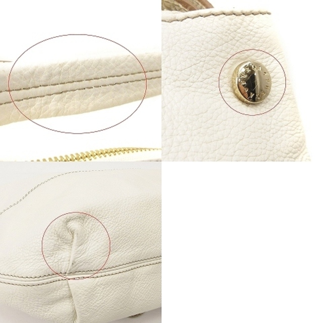 Furla(フルラ)のフルラ ショルダーバッグ ハンド 2WAY レザー F5917 白 鞄 ☆AA★ レディースのバッグ(ショルダーバッグ)の商品写真
