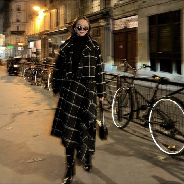 Mavimoon Checked Flare Coat and Skirt | www.fleettracktz.com