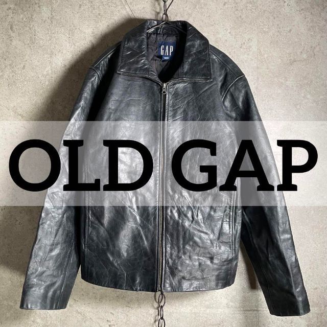 参考にさせていただきます極美品】OLD GAP オールドギャップ　レザージャケット　中綿