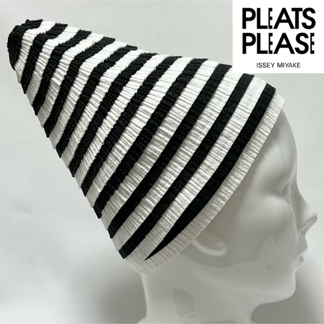 woon_shop【美品】名作PLEATS PLEASEプリーツプリーズ スパイラルボーダーエナン