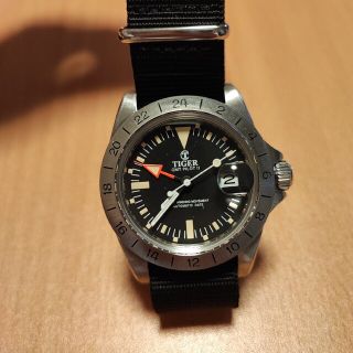 シルバー/レッド Tiger Concept 1655 美品 索)WMT watch インキピオ9