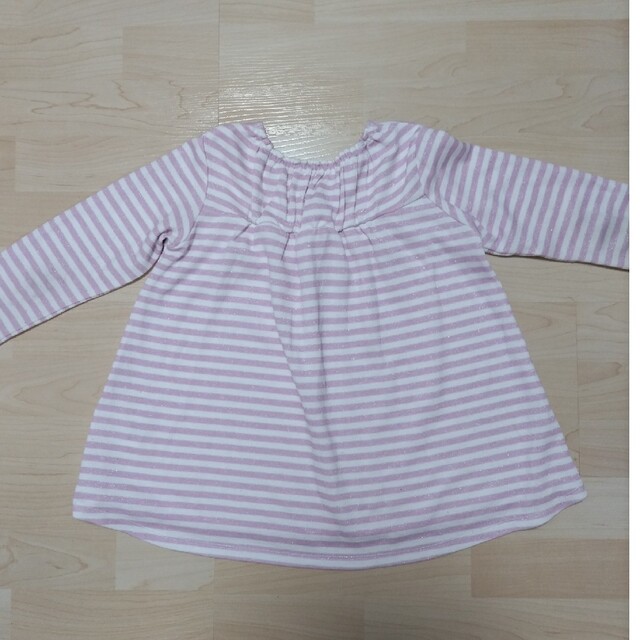 mezzo piano(メゾピアノ)のメゾピアノ　長袖　カットソー キッズ/ベビー/マタニティのキッズ服女の子用(90cm~)(Tシャツ/カットソー)の商品写真