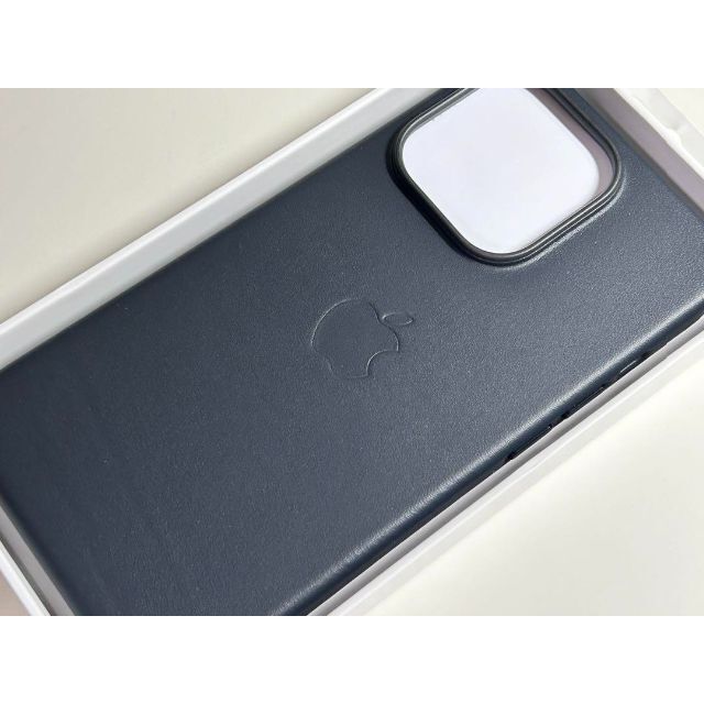 Apple(アップル)の【新品】純正 iPhone 14 Pro レザーケース・ミッドナイト スマホ/家電/カメラのスマホアクセサリー(iPhoneケース)の商品写真