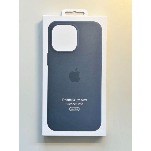 Apple(アップル)の【新品】純正 iPhone 14 Pro Max シリコンケース・ストームブルー スマホ/家電/カメラのスマホアクセサリー(iPhoneケース)の商品写真