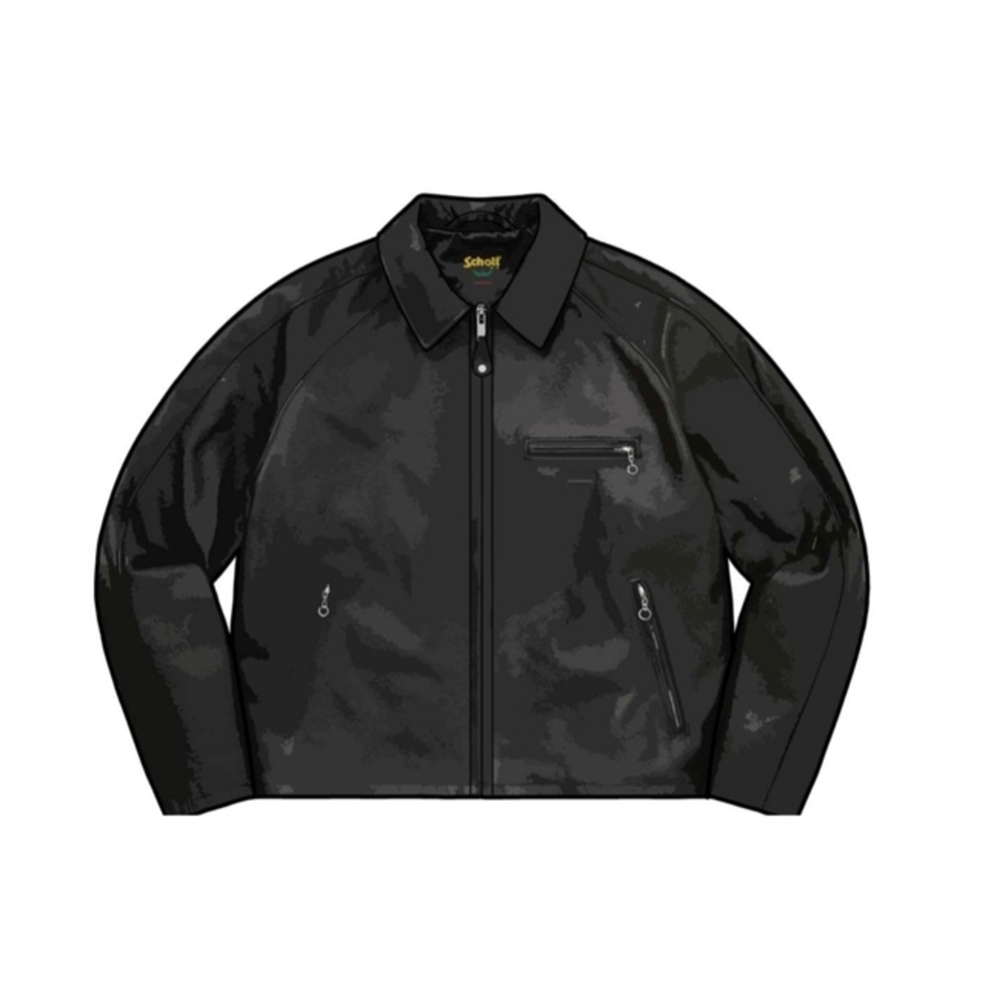 Schott Leather Racer Jacket "Black"