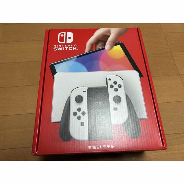 Nintendo Switch 有機ELモデル ホワイト エンタメ/ホビーのゲームソフト/ゲーム機本体(家庭用ゲーム機本体)の商品写真