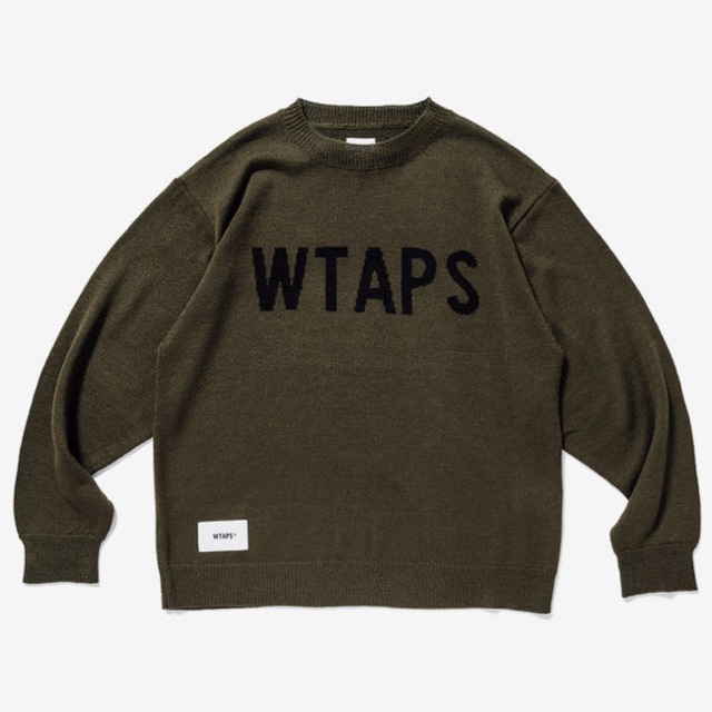 WTAPS 19AW DECK / SWEATER. WOAC OLIVE M