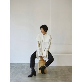 トゥデイフル(TODAYFUL)の美品☆todayful ギャザースリーブタイプライターブラウス(シャツ/ブラウス(長袖/七分))