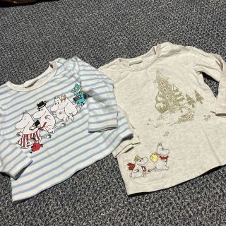 アカチャンホンポ(アカチャンホンポ)の《ままぽんぬ様専用》ムーミン　ロンT 2点セット　95(Tシャツ/カットソー)