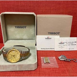 動作品 TISSOT ティソ PR100 クォーツ デイト 腕時計 シルバー