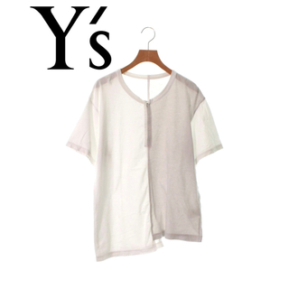 ワイズ(Y's)の●●●最終価格●●●【Y's】デザインティーシャツ サイズ２【ワイズ】(Tシャツ/カットソー(半袖/袖なし))