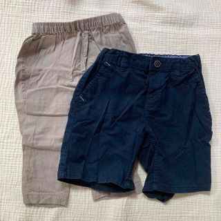 エイチアンドエム(H&M)のハンドメイド パンツ80  H&M 短パン90 2着セット(パンツ)