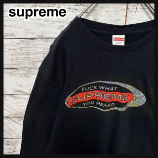 シュプリーム(Supreme)の【即完売モデル】シュプリーム☆ビッグロゴ最高デザイン　定番カラー　ロンT 美品(Tシャツ/カットソー(七分/長袖))