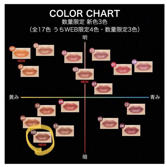 KATE(ケイト)のケイト リップモンスター 102 甘い主役(3.0g) コスメ/美容のベースメイク/化粧品(口紅)の商品写真