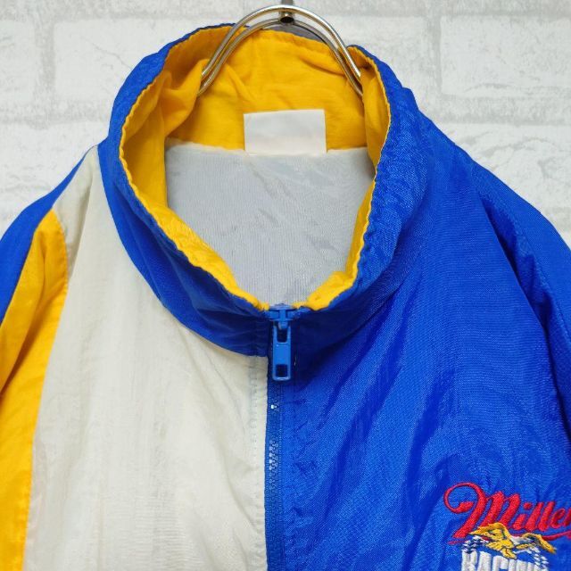 《USA製》90s HARTWELL ミラーライトレーシング ナイロンジャケット メンズのジャケット/アウター(ナイロンジャケット)の商品写真