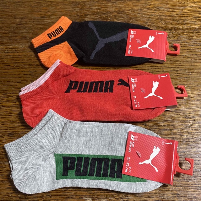 PUMA(プーマ)のPuma くつ下 21cm〜23cm 5足セット キッズ/ベビー/マタニティのこども用ファッション小物(靴下/タイツ)の商品写真