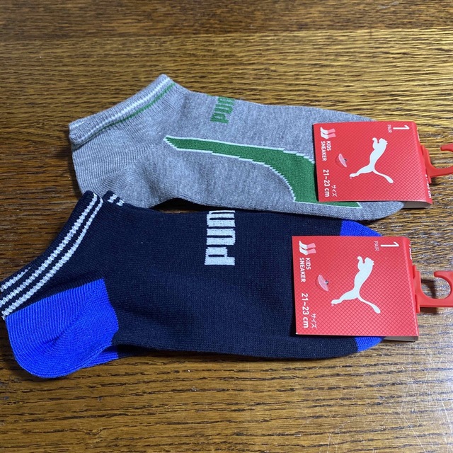 PUMA(プーマ)のPuma くつ下 21cm〜23cm 5足セット キッズ/ベビー/マタニティのこども用ファッション小物(靴下/タイツ)の商品写真