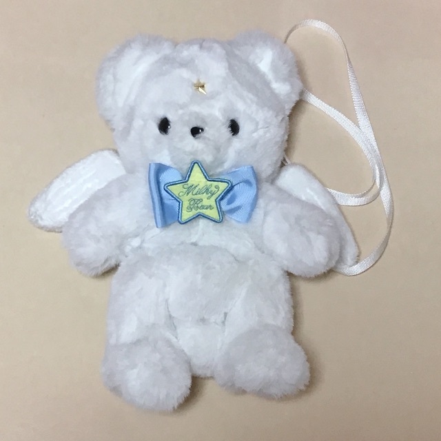 Milkyベアーぬいぐるみポーチ シロ 【返品送料無料】 28%割引