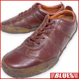 クラークス(Clarks)のレースアップシューズ Claks クラークス 26 本革 茶 メンズHH8651(スニーカー)