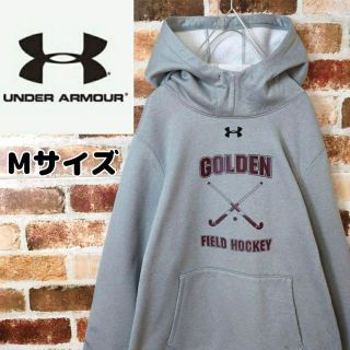 アンダーアーマー(UNDER ARMOUR)の●【アンダーアーマー】UNDER ARMOUR パーカー Mサイズ シルバー(パーカー)