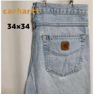 カーハート(carhartt)の●【カーハート】デニム ジーンズ ファイブ ポケット スリム シルエット 皮タグ(デニム/ジーンズ)