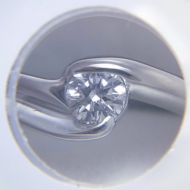 ダイヤモンド リング Pt900 0.18ct 4.9g-