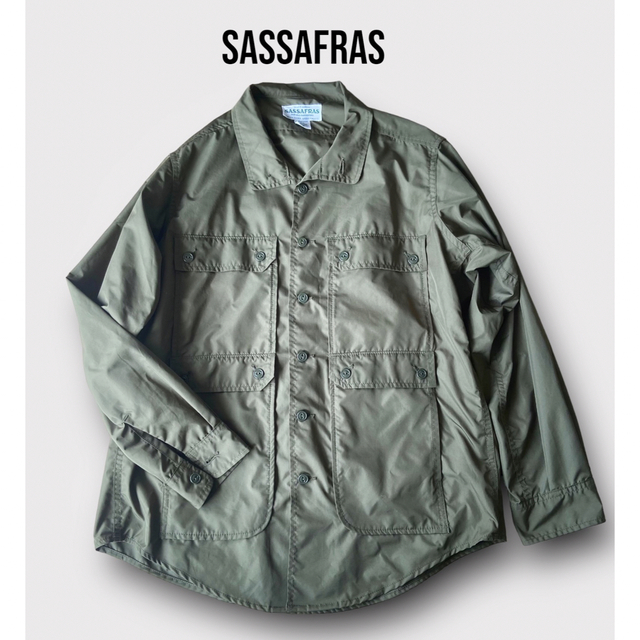 SASSAFRAS(ササフラス)のSASSAFRAS ササフラス シャツジャケット ブルゾン メンズのジャケット/アウター(ミリタリージャケット)の商品写真