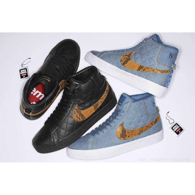 Supreme × Nike SB Blazer Mid "Denim"