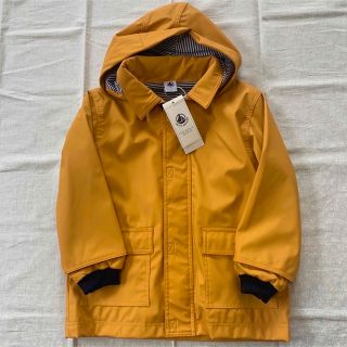 プチバトー(PETIT BATEAU)のプチバトー　ヨットパーカー　4ans 新品　やまぶき色(ジャケット/上着)