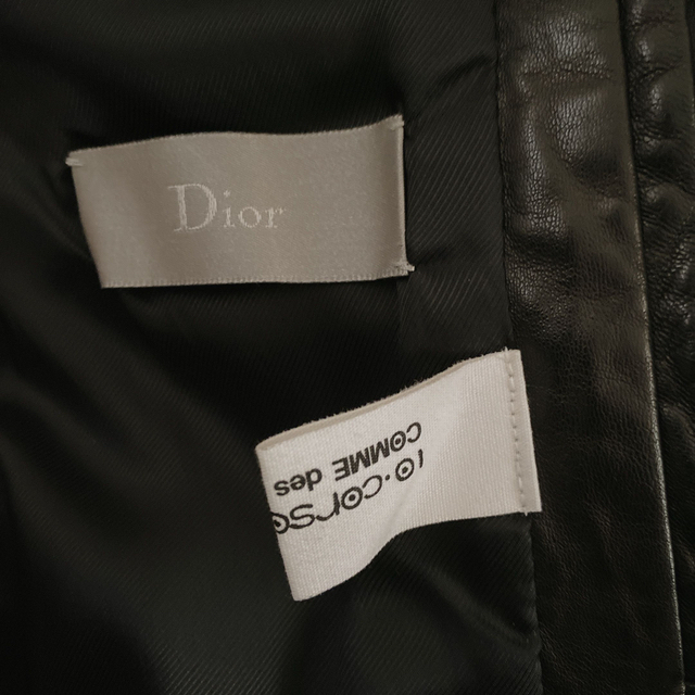 ◆希少/ Dior Homme  06SS エディ期 レザーブルゾン