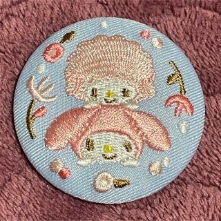 サンリオ(サンリオ)のサンリオ　刺繍缶バッジ　マイメロ&ピアノ(キャラクターグッズ)