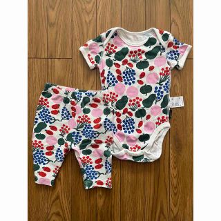 マリメッコ(marimekko)の【レア！日本未発売】マリメッコ  ロンパース レギンス セット(ロンパース)