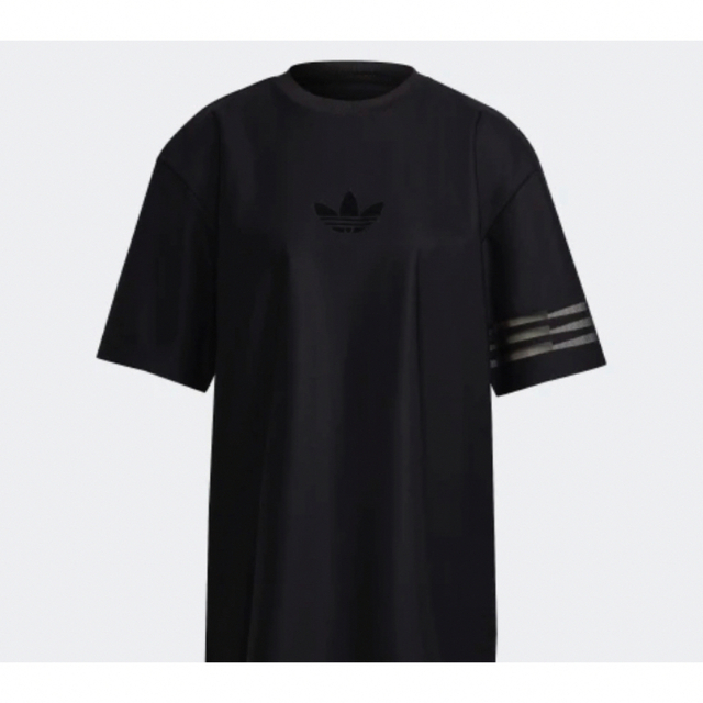 adidas(アディダス)の【専用】adidas ★TEE DRESS 黒 レディースのワンピース(ひざ丈ワンピース)の商品写真