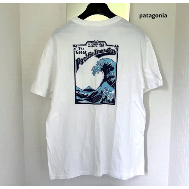 patagonia 北斎organic cotton tee☆美品